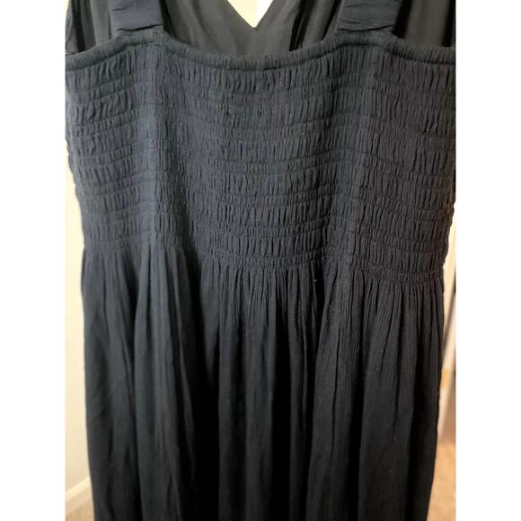 Abercombie & Fitch Black Scrunchie Strap Maxi Dress - Sz. XL (NWOT) - Picture 4 of 7